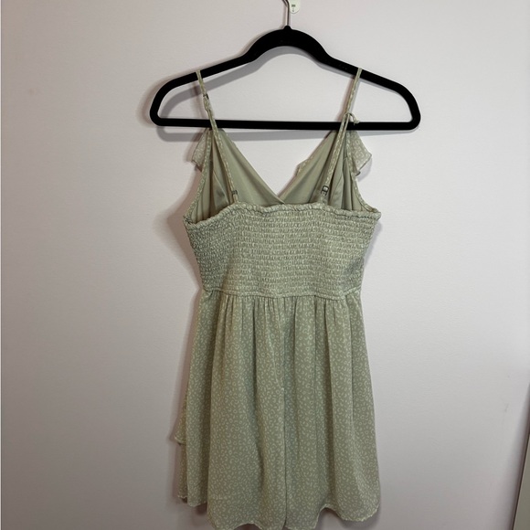 Tan Cheeta Ruffle Dress - Picture 2 of 2